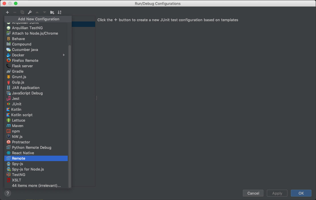 Add remote configuration